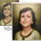 Photograph Hand Painted Custom Canvas Oil Painting Portrait