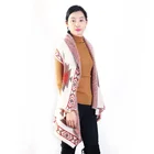Sweater Collar Pullover Magic Luxury Print Shawl
