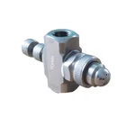 SS internal mix round air and liquid pressure atomize spraying nozzle