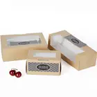 FDA black take out sushi box paper,Eco-friendly and food grade paper disposable snack box,sushi to go box