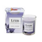 Lavender flavour cheap scented glass candle