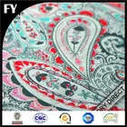high quality natural printed silk noil fabric