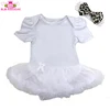 Newest Fashion Baby Girl Dress Romper White Petti Romper Baby Girl Clothes