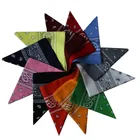 100% Cotton Cheap Custom Printed Promotional Soft Paisley Square Bandana