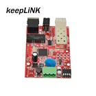 2 Ports Fiber Optic Media Converter Industrial Network Switch Board