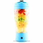 USB rechargeable blender shaker bottle electric powerful water vortex mixer