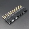 Square Pins 0.64x0.6mm Extra Tall for Raspberry Pi B+ 2x20 Stacking Female Header
