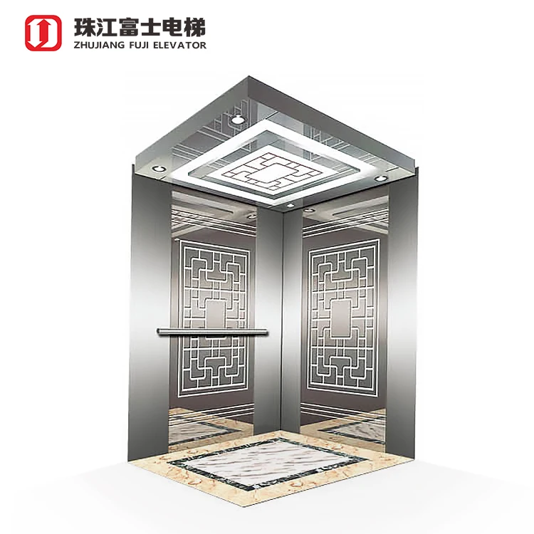 China ZhuJiangFuJi Supplier Good Quality Luxury Machine Roomless Passenger Lift Elevators