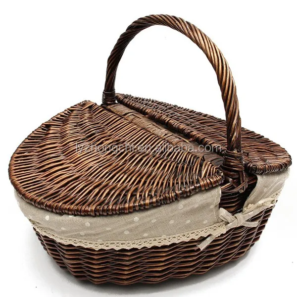 storage baskets  (147882993) picnic basket    hamper basket