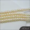 Nature bijoux 6-7mm genuine pearl string/perle for making jewelry