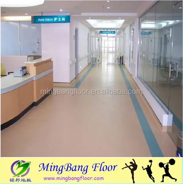Environment Closed Grained Material Hospital Flooring