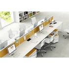 2018 latest collection Aluminum leg modern executive desk office table design