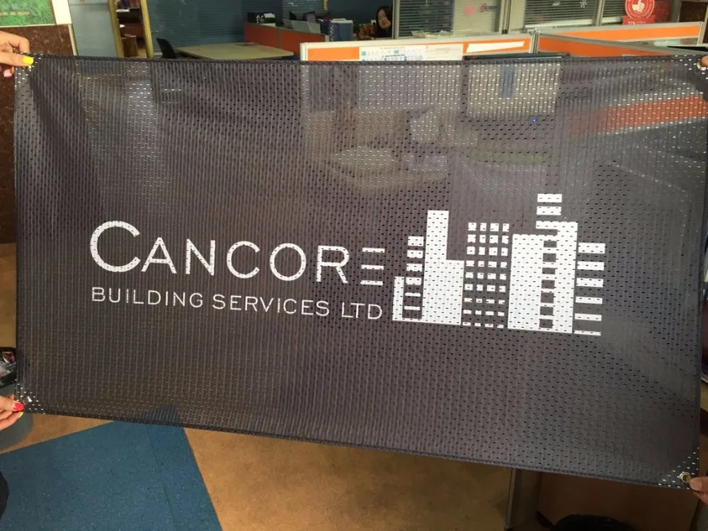 Quality and Affordable poster flag mesh banner custom banner street outdoor banner