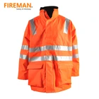 flame resistant anti-static waterproof winter jacket offshore oil gas garment