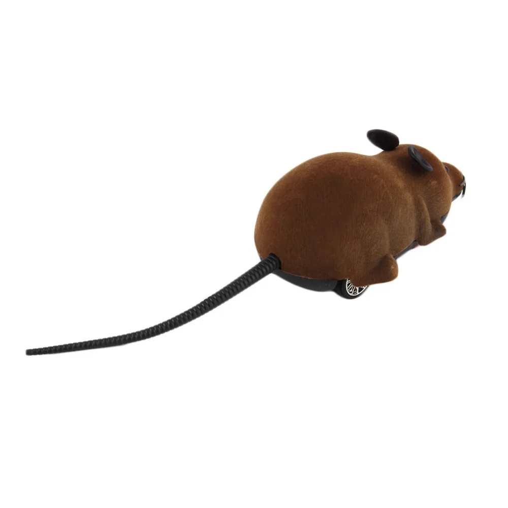 2015 Brand NewScary Remote Control Simulation Plush Mouse Mice Kids Toys Gift for Cat Dog Hot Selling Features:
