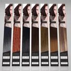 Hard cardboard Hair wigs extension packaging box fold paper box