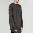 OEM service long sleeve t shirts hip hop oversized tee shirts for man