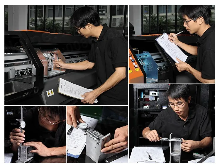 large format printing ink Vinyl banner printing machine WJ1604 with ep dx7 printhead