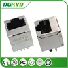 DGKYD511B113GWA8 180 degree Keystone Jack Interface with Transformer RJ45 modular connector