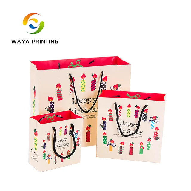 design kids party gift packaging happy birthday goody bag