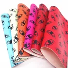 Fashion printed patterns pvc faux leather fabrics for making bags
