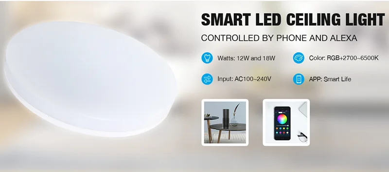 Indoor led lights -Zigbee smart home -smartphone control -app dimming & muliticolored zigbee light bulb 9w - ANKUX.COM