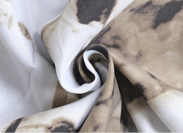 Amazon style polyester waterproof digital printing shower curtain