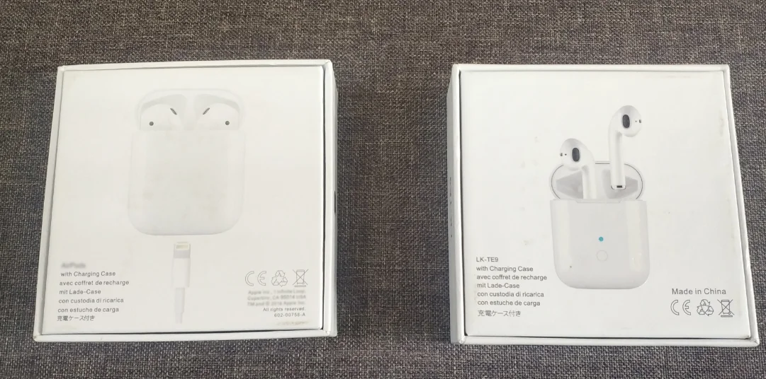 2019 1:1 Original Size and window animation for iphone TWS aiirpods Touch Stereo Earphones With Charging Case - ANKUX.COM