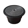 Factory HVAC metal aluminum air diffuser under floor round adjustable air conditioning vent Registers Grilles in Black color