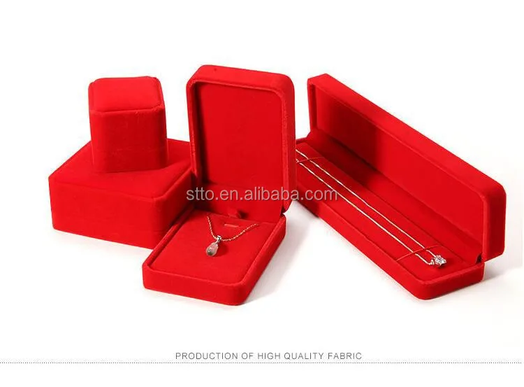 packaging ring box gift box brand name top one color red,pink