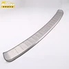 Anteke Car Accessories Stainless Steel Silver Outside Rear Bumper Foot Plate Guard for Volkswagen Golf 7