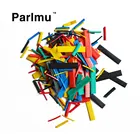 530pcs Thermal contra Sleeve cable Heat Shrink Tube PE tube tubing 2:1 Wrap Wire Cable