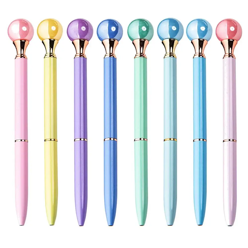 pearl pens gift for women,bling fantastic metal ballpoint pens