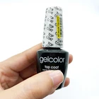 high gloss transparent no wipe matte uv gel nail polish base top coat