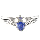 Personalized Angel Wing Badge Custom Pilot Wing Enamel Lapel Pin