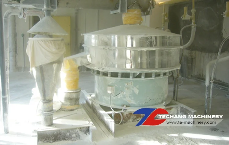 Stainless steel rotary vibrating screen/ circular vibrating sieve
