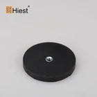 Dia 43mm 9.5kg pull force rubber coated covered magnet in stock