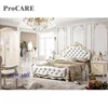 New design white color luxury classic bedroom set furniture