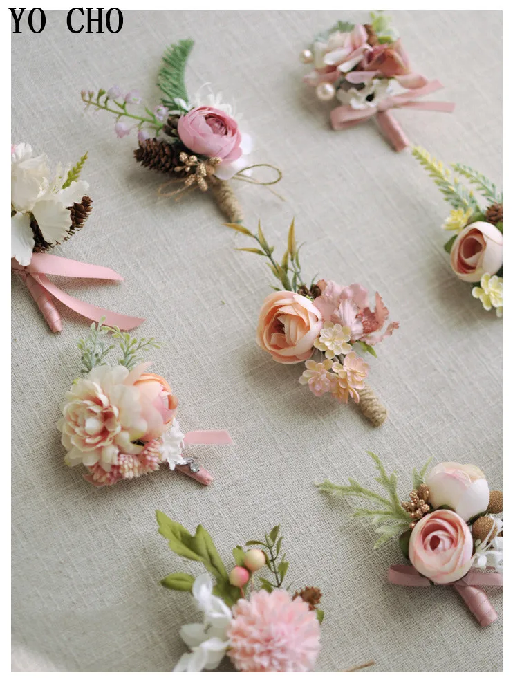prom hand corsage pearl bracelet wedding bracelets flower wrist