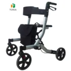 TONIA 4 wheels aluminum lightweight fold walking rollator TRA18