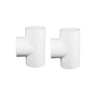 factory supply Plastic Pipe Fittings UPVC/PVC equal Tee plastic tee Pipe