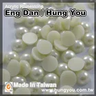 High Quality Taiwan Lead Free Special Pearl Luster 20mm Semi-Precious Rhinestone Without Glue