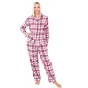 Women's Long Sleeve 100% Cotton Sleepwear Soft Two Piece PJ Sets with Pockets S-XXL