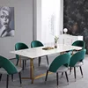 JF111 Contemporary modern metal stainless steel Nordic designer simple good appearance high quality dining room villa furniture