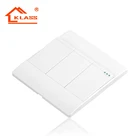 Hot Sale Metal Plate 3 Gang 1 Way Electrical Wall Switch, Light Switch for home