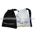 Jewelry Pouch Wholesale Timepieces Jewelry Eyewear Black Cotton Pouch Bag