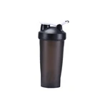 400 ミリリットル/600 ミリリットルジムフィットネスブランクプラスチックシェーカータンパク質ボトル Bpa フリー pe 蓋