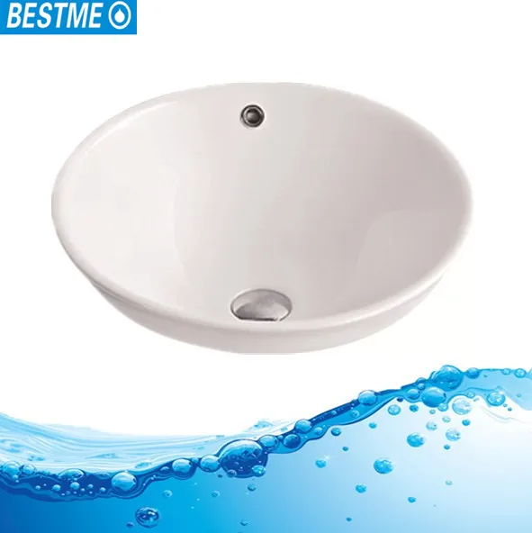 Manufacturer sanitary ware ceramic china round shape basin hand wash basin