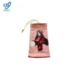Customized bulk microfiber velvet jewelry gift pouch
