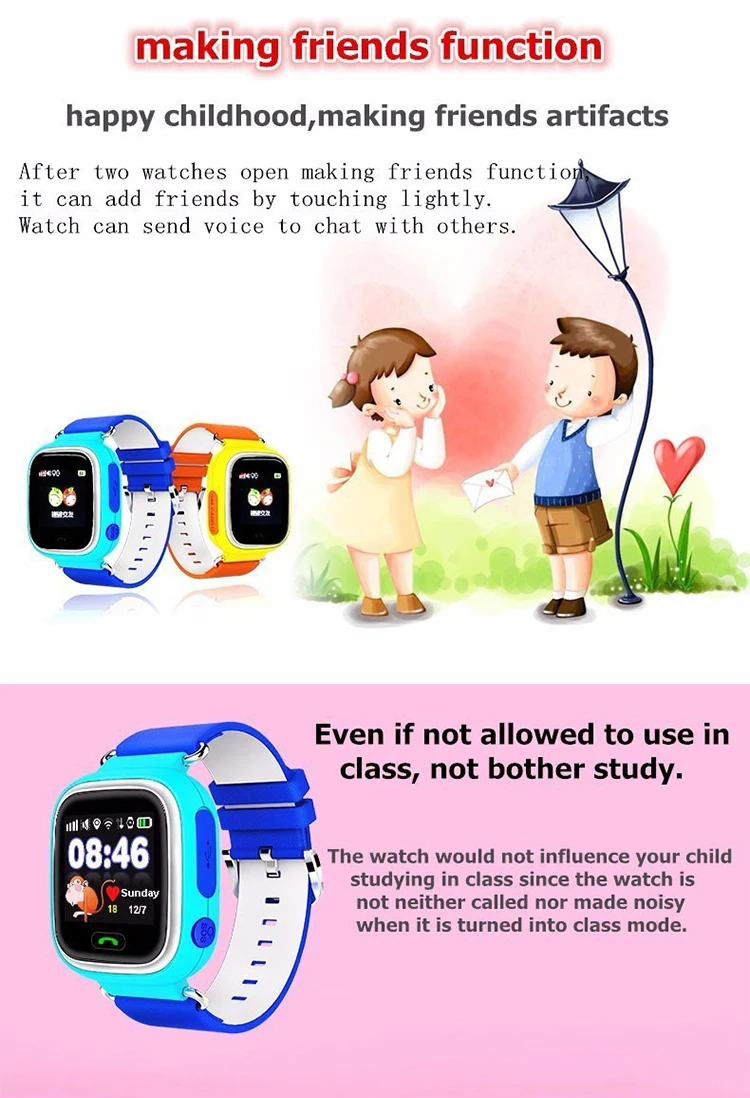 2018 Cheap New Buy Kids TD02 GPS smart watch phone for kids kidizoom smart watch